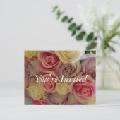 ブライダルシャワー招待テンプレート インビテーションポストカード (スタンド正面)