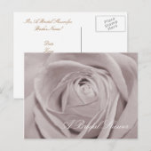 ブライダルシャワー招待テンプレート インビテーションポストカード (正面/裏面)