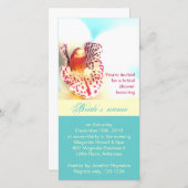 ブライダルシャワー招待フォトカード (正面/裏面)