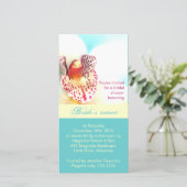 ブライダルシャワー招待フォトカード (スタンド正面)