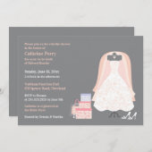 ブライダルシャワー招待フラットカード招待状 招待状 (正面/裏面)