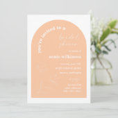 ブライダルシャワー招待レトロウェディングパーティーA115 招待状 (スタンド正面)