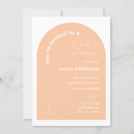 ブライダルシャワー招待レトロウェディングパーティーA115 招待状