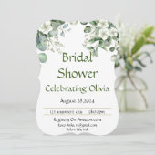 ブライダルシャワー招待植物学 セーブザデート (スタンド正面)