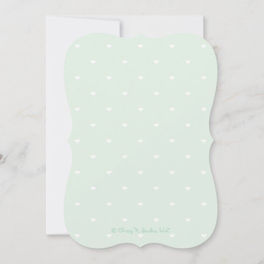 ブライダルシャワー招待状のスパ日のブルネットを甘やかして下さい 招待状 (裏面)