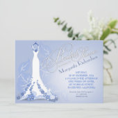 ブライダルシャワー招待状のド結婚レス 招待状 (スタンド正面)