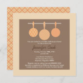 ブライダルシャワー招待状キッチン料理テーマ 招待状 (正面/裏面)