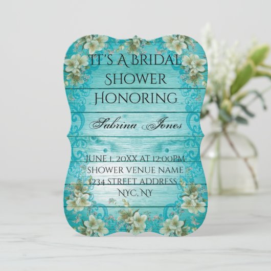 ブライダルシャワー招待状パーソナライズデスティニーデスティニーズ 招待状 (スタンド正面)