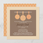 ブライダルシャワー招待状料理テーマ 招待状 (正面/裏面)