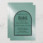 ブライダルシャワー招待状水彩 シーズンカード (正面/裏面)