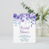 ブライダルシャワー招待状 インビテーションポストカード (スタンド正面)