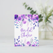 ブライダルシャワー招待状 インビテーションポストカード (スタンド正面)