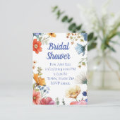 ブライダルシャワー招待状 インビテーションポストカード (スタンド正面)