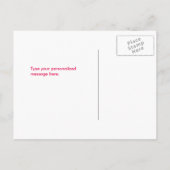 ブライダルシャワー招待状 インビテーションポストカード (裏面)