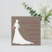 ブライダルシャワー招待状- カスタム 招待状 (スタンド正面)