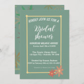 ブライダルシャワー招待状 シーズンカード (正面/裏面)