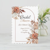 ブライダルシャワー招待状 セーブザデート (スタンド正面)