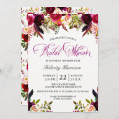 ブライダルシャワー招待状 | フローラ保穂 招待状 (正面/裏面)