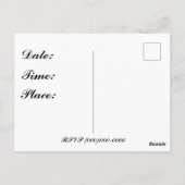 ブライダルシャワー招待状 ポストカード (裏面)