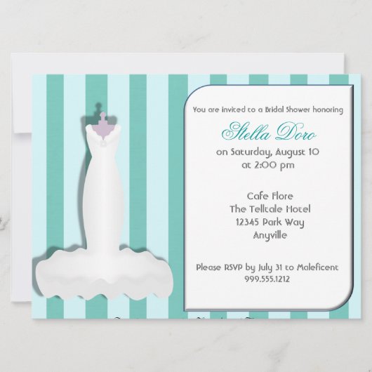 ブライダルシャワー招待状 招待状 (正面)