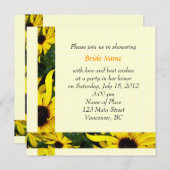 ブライダルシャワー招待状 招待状 (正面/裏面)