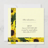 ブライダルシャワー招待状 招待状 (裏面)