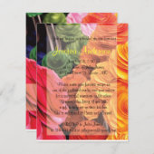 ブライダルシャワー招待状 招待状 (正面/裏面)