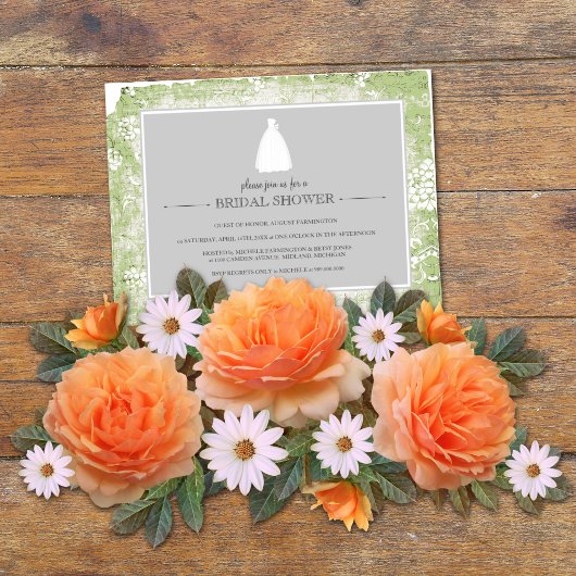 ブライダルシャワー招待状 招待状