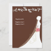 ブライダルシャワー招待状 招待状 (裏面)