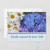 ブライダルシャワー招待葉書 インビテーションポストカード (正面/裏面)