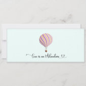 ブライダルシャワー招待、アドベンチャーブライダルシャワー 招待状 (裏面)