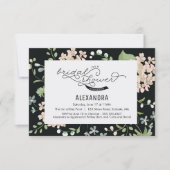 ブライダルシャワー招待 – ガーデン,花,ヴィンテージ 招待状 (正面)