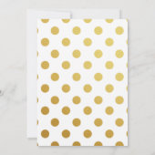 ブライダルシャワー招待 – フローラ白黒 招待状 (裏面)