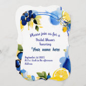 ブライダルシャワー招待「ラドルチェヴィータ」スタイル 招待状 (正面/裏面)