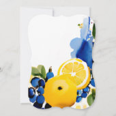 ブライダルシャワー招待「ラドルチェヴィータ」スタイル 招待状 (裏面)