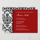 ブライダルシャワー招待 招待状 (正面/裏面)