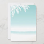 ブライダルシャワー招待 招待状 (裏面)