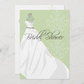ブライダルシャワー招待 招待状 (正面/裏面)
