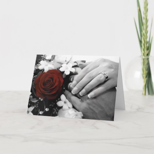 ブライダルシャワー招待：新郎新婦 招待状 (正面)