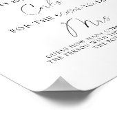 ブライダルシャワー数を推測 ポスター (角)