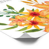 ブライダルシャワー数を推測 ポスター (角)