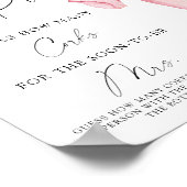 ブライダルシャワー数を推測 ポスター (角)