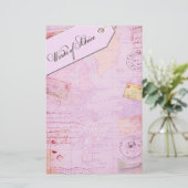 ブライダルシャワー文具 便箋 (スタンド正面)
