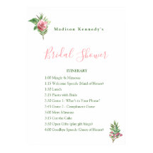 ブライダルシャワー旅程プランバラフローラエピックファブ