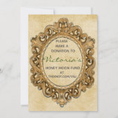 ブライダルシャワー旅行への招待 招待状 (裏面)