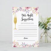 ブライダルシャワー日付の夜の提案シャンパン (スタンド正面)