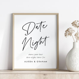 ブライダルシャワー日付JAR記号 ポスター