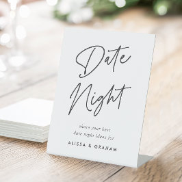 ブライダルシャワー日付JAR記号 台座サイン