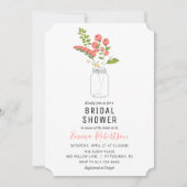 ブライダルシャワー春ブーケシャワー招待 招待状 (正面)