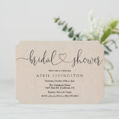 ブライダルシャワー書道招待状 招待状 (スタンド正面)